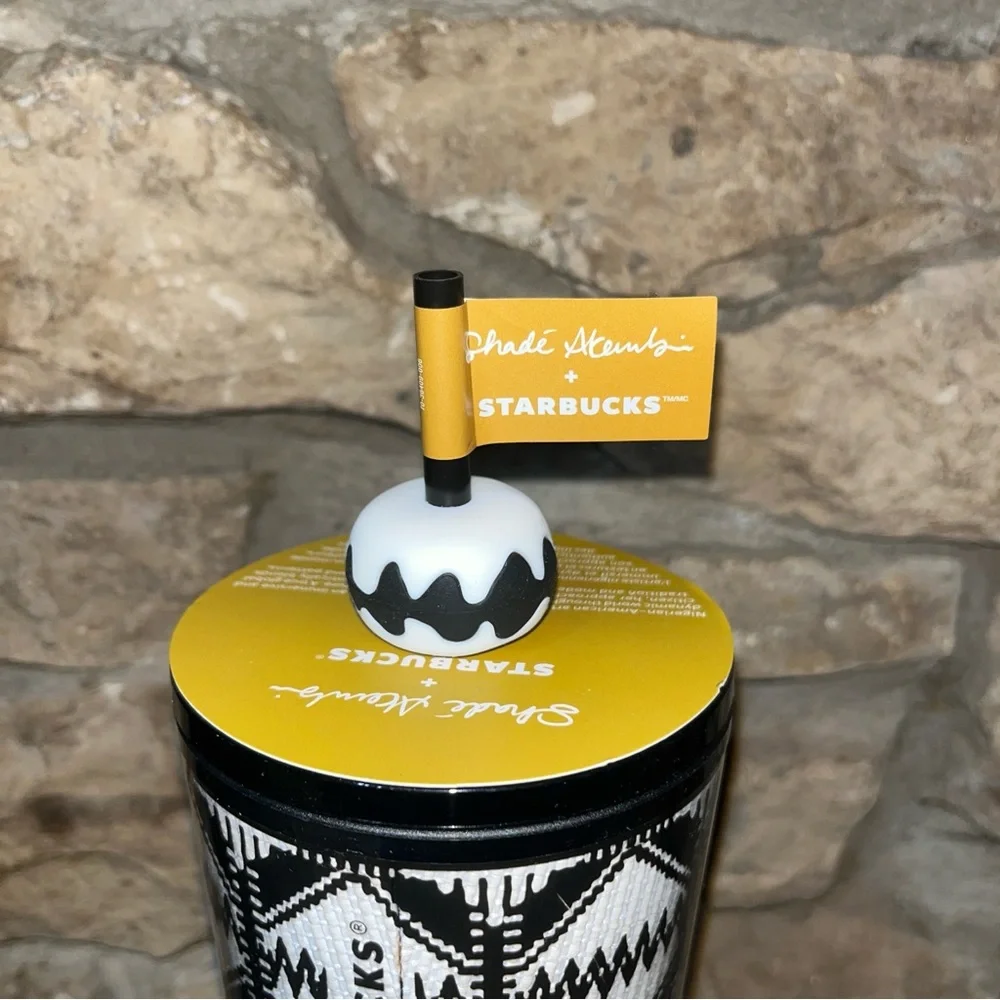 NWT Starbucks Shade Akanbi Berber Diamond Cold Cup 24oz 710ML LTD Edition